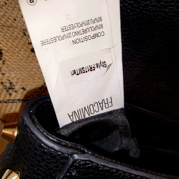 Francomina  leather gold chain bag - Picture 7 of 16